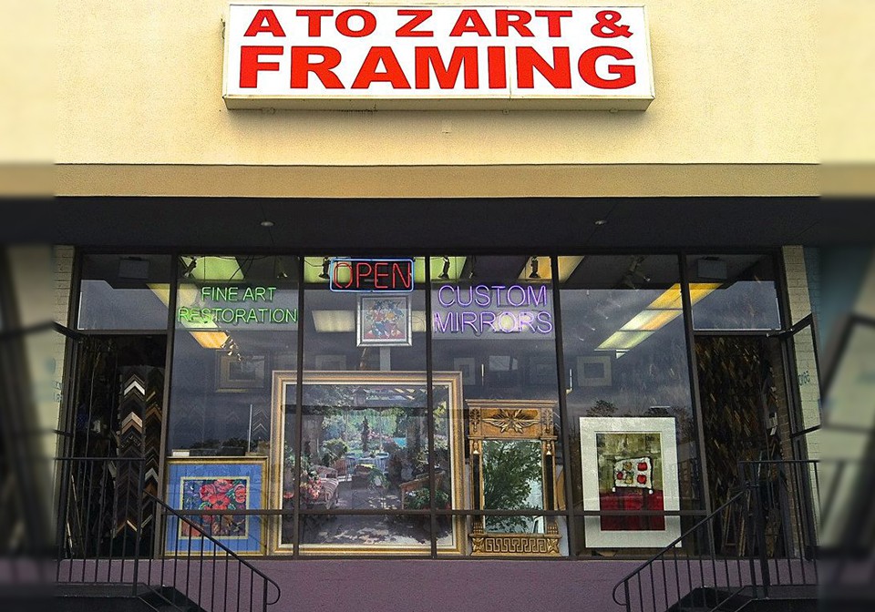 A to Z Art & Framing is located in the heart of Rockville, MD 2